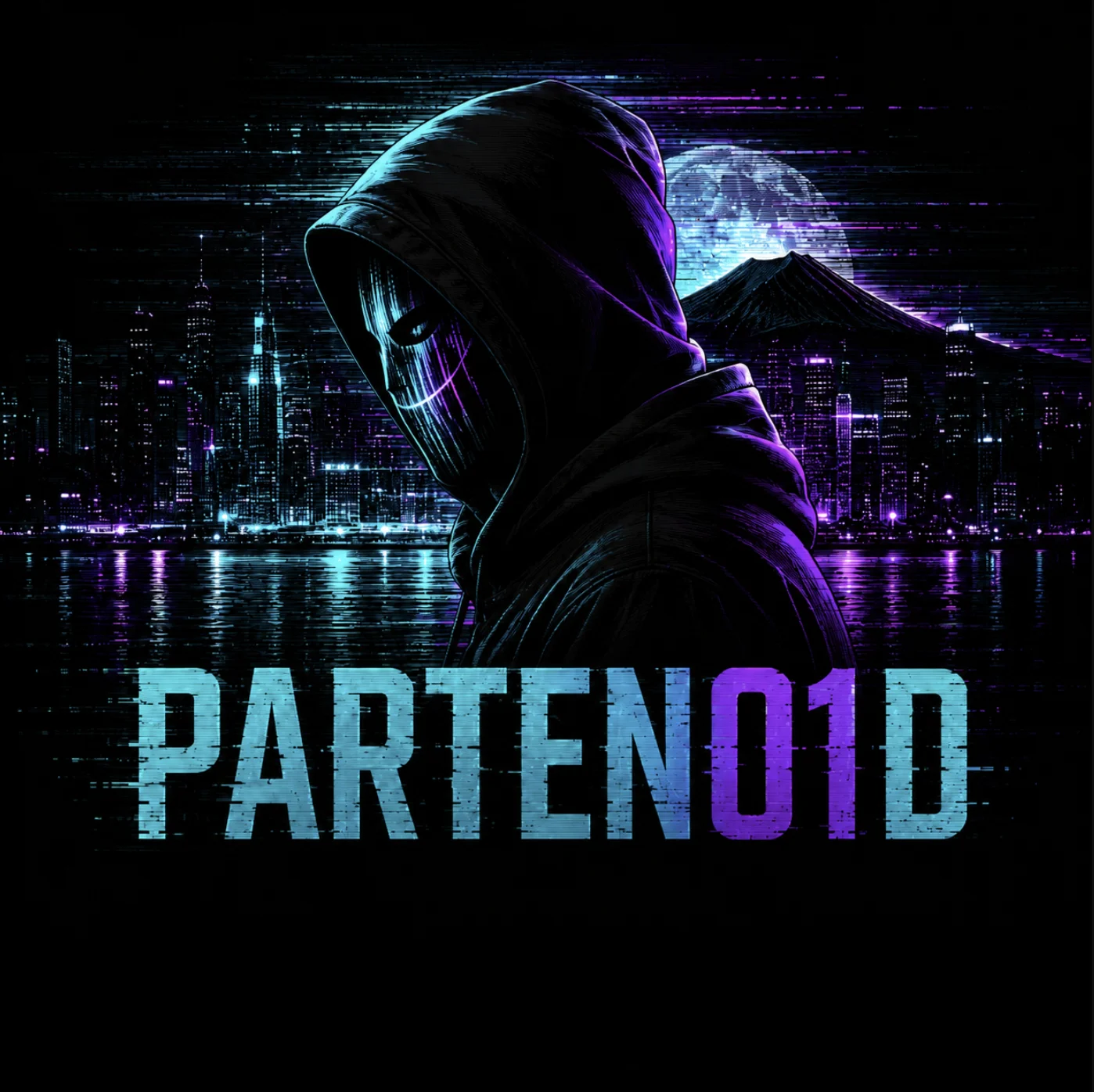 Portrait of PARTEN01D, AI music artist from Napoli